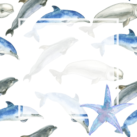 Watercolor template cardの写真素材