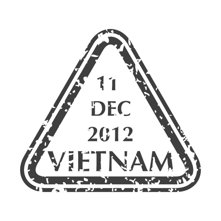 Postal Stamp from Vietnamのイラスト素材