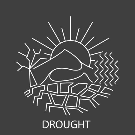 Drought Natural Disasterのイラスト素材