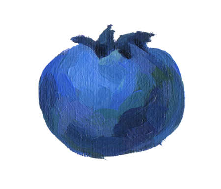 Blueberry in Acrylicの写真素材