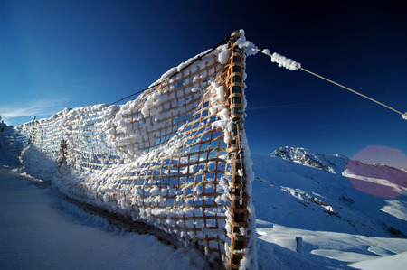 Avalanche protectionの写真素材