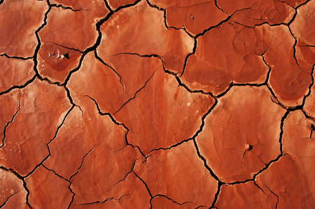 dry soil in Rudall River area, Western Australia