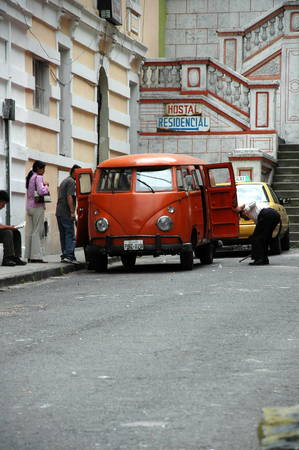 vintage VW T1 Bulliのeditorial素材
