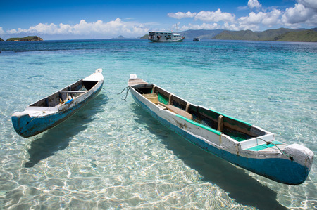 Komodo National Park - islands paradise for diving and exploring. The most populat tourist destination in Indonesia, Nusa tenggara.の写真素材