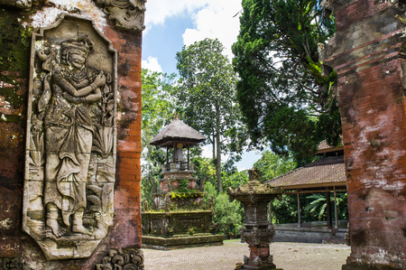 Pura Luhur Batukaru Temple on Bali, Indonesiaの写真素材