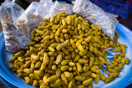 Ground Nuts For Sale at market, Bali Indonesia