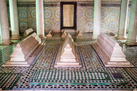 Morocco, Marrakech, Saadian Tombsのeditorial素材