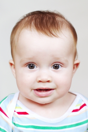portrait of nice babyの写真素材