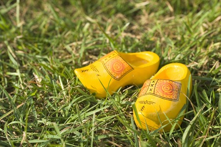 Traditional wooden shoes from Holland