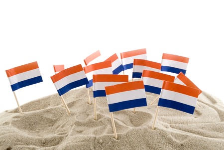 Beach in Holland at the North-seaの写真素材