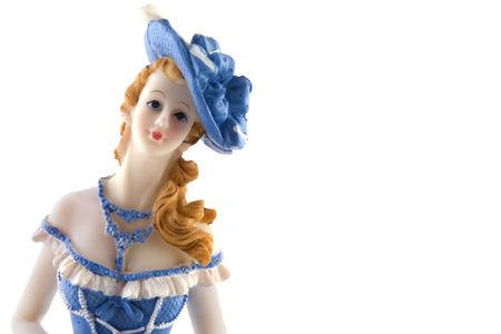 self-satisfied lady as a dollの写真素材