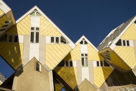 experimental architecture for private housesの写真素材