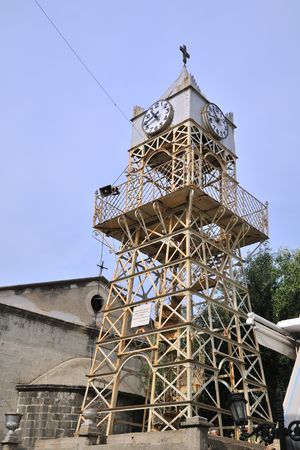 In the village Lefkas are the churchtowers like these