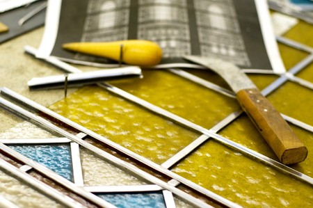 renovation of old stained glass