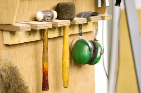 work tools from the carpenter