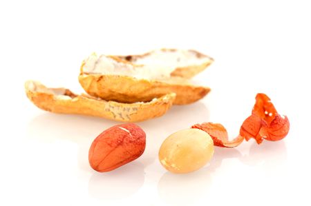Open peanuts ready to eat