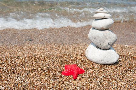 Spa and fun at the beach vacationの写真素材