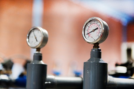 analogue pointer for bar in the industrial environment の写真素材