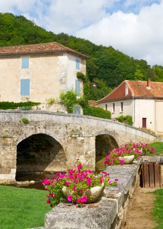 Typical French village Saint Jean de Coleの写真素材