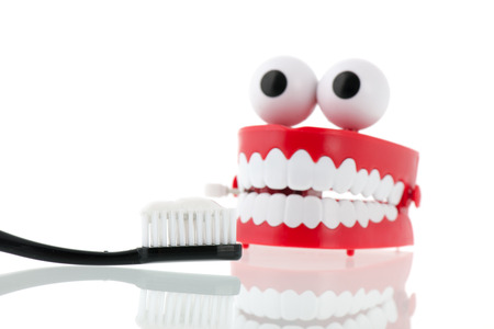 Brushing dental teeth