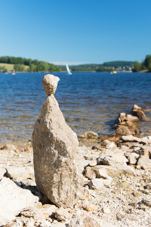 Lac de Vassiviere in the French Limousinの写真素材