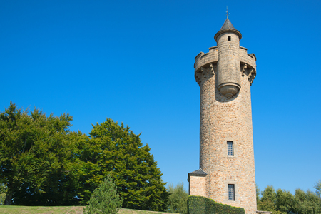 French water tower in historic styleの写真素材