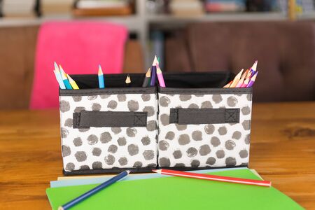 Coloring pencils for creativity at homeの写真素材