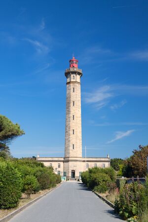 Lighthouse Ile de Re Saint-ClÃ©ment-des-Baleinesの写真素材