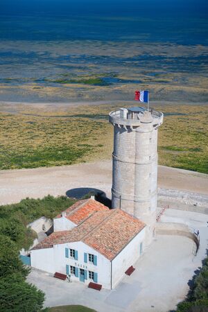 Ile de Re - The old museum at the north coastの写真素材