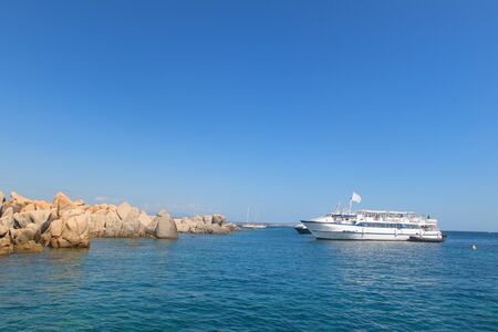 Boat excursion at the South coast from Corsicaの写真素材