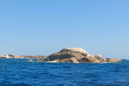 Rocks excursion at the South coast from Corsicaの写真素材