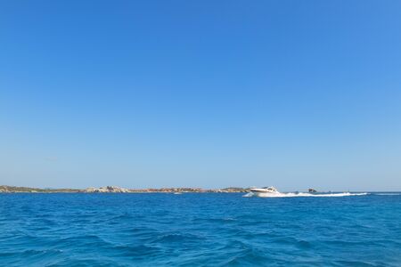 Boat excursion at the South coast from Corsicaの写真素材