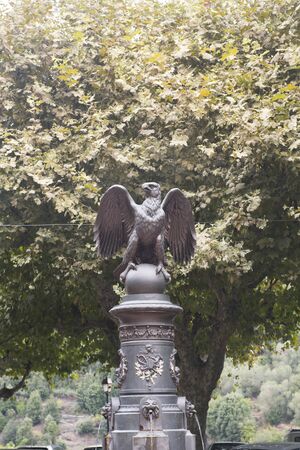 Eagle monument in French Cacinca on Corseの写真素材