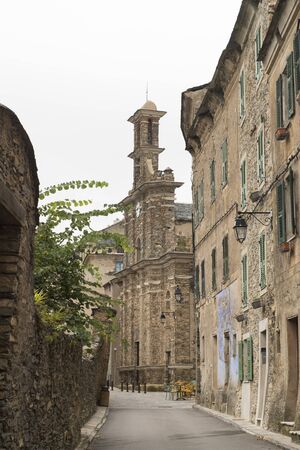 Corsica centrum of Penta di Casinca in Franceの写真素材