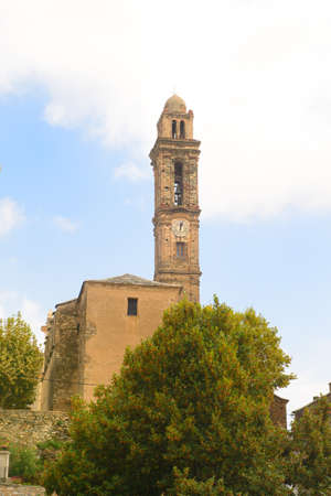 France Corsica French Casinca village Venzolascaの写真素材