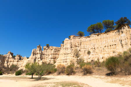 Landscape in Ille sur tet Les Orguesの写真素材