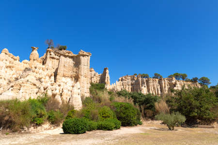 Landscape in Ille sur tet Les Orguesの写真素材