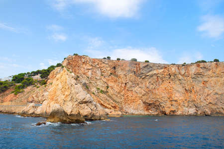 Rocks at the coast Costa Brava Spainの写真素材