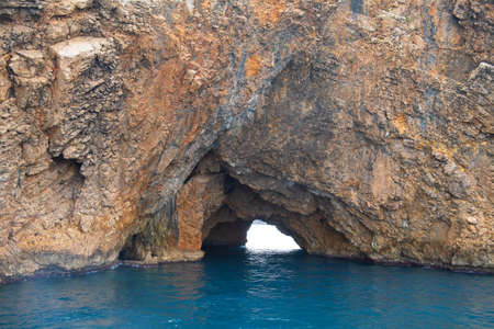 Rocks at the coast Costa Brava Spainの写真素材