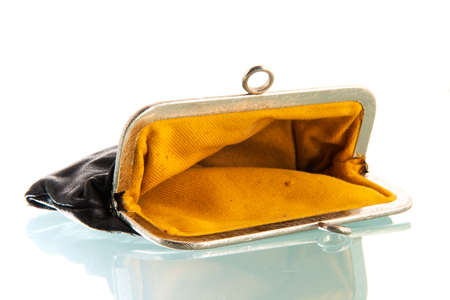 Household wallet isolated over white backgroundの写真素材