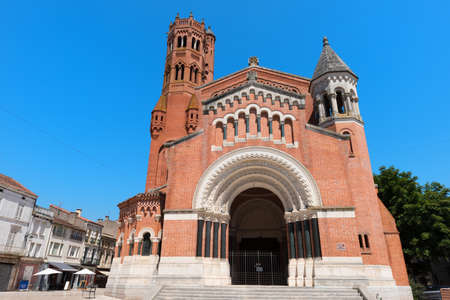 Villeneuve-sur-Lot Sainte Catherine churchの写真素材