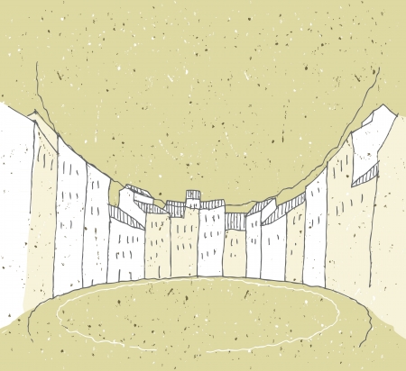 Sketching Historical Architecture in Italy  Lucca City のイラスト素材