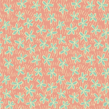 Floral Seamless Pattern  repetitive  on pink background  Illustration is in eps8 vector mode  のイラスト素材