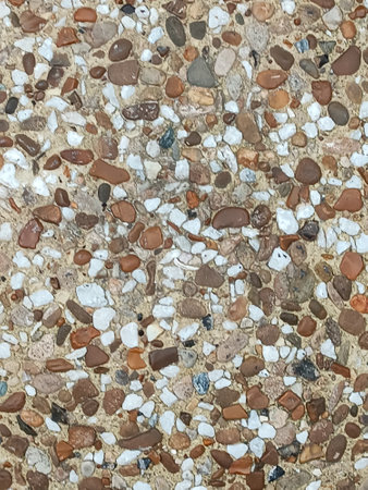 fine gravel texture. Abstract background with small stones.の写真素材