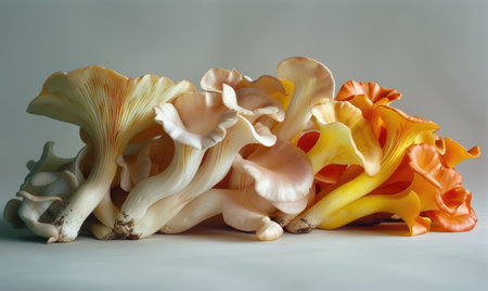 Lingzhi mushroom, Pleurotus ostreatusの素材