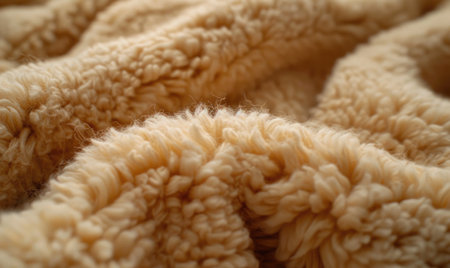 abstract background of plush sheepskin rugの素材