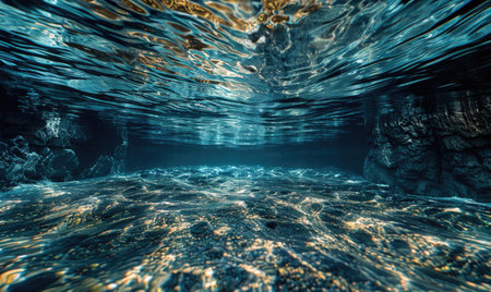 Caustic and rippling seabed surfaceの素材