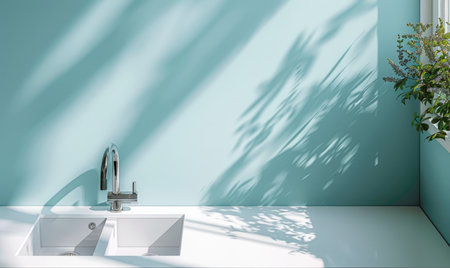 Top view of a white laminate countertopの素材