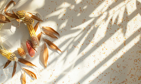 Top view of a white granite countertopの素材