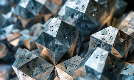 Abstract background with geometric compositionの素材